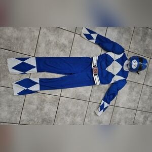 Blue Power rangers costume with mask